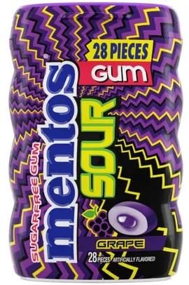 MENTOS  GUM (28PC) SOUR GRAPE Chewing Gum Convenience and Grocery Wholesale Distributor in Montreal Quebec