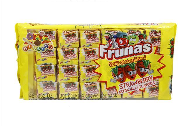 FRUNAS .10 STRAWBERRY Candy Convenience and Grocery Wholesale Distributor in Montreal Quebec