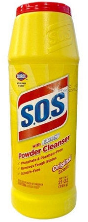 SOS Powder Cleaner with Bleach Original, 25 oz box