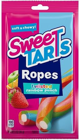 SWEETARTS ROPES TWISTED RAINBOW PEG Candy Convenience and Grocery Wholesale Distributor in Montreal Quebec