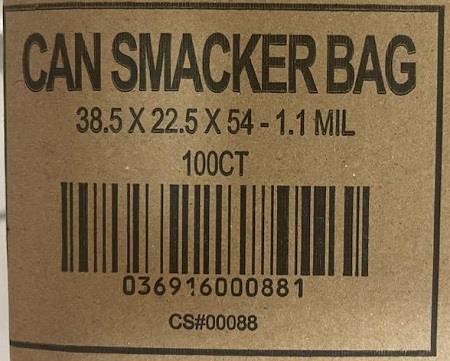 CAN SMACKER BAG  38.5 X 22.5 X 54 Convenience and Grocery Store Supplies Wholesale Distributor in Montreal Quebec