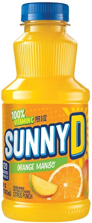 SUNNY D 16OZ ORANGE MANGO Beverage Soda and Juice  Wholesale Distributor in Montreal Quebec