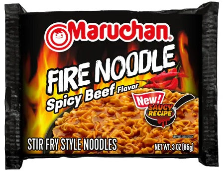 MARUCHAN -PKG FIRE NOODLE SPICY BEEF Ramen Noodles Wholesale Distributor in Montreal Quebec