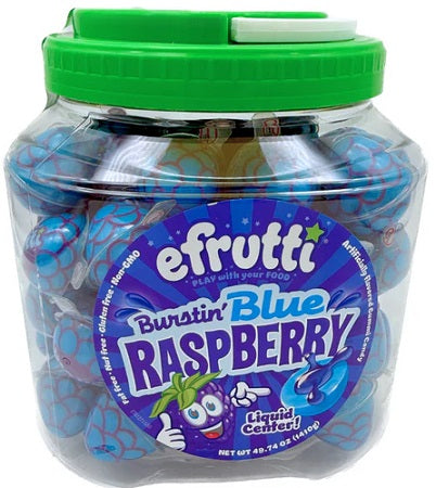 E.FRUTTI BLUE RASPBERRY TUB  (Box of 75 Units)