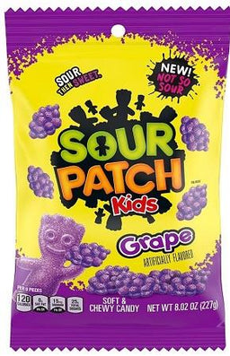 SOUR PATCH -8.02OZ KIDS GRAPE Candy Convenience and Grocery Wholesale Distributor in Montreal Quebec