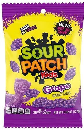 SOUR PATCH -8.02OZ KIDS GRAPE Candy Convenience and Grocery Wholesale Distributor in Montreal Quebec