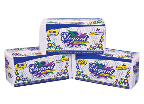 NAPKINS ELEGANT 500CT Cleaning Supplies Wholesale Distributor in Montreal Quebec
