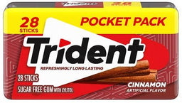 TRIDENT (28 STICK) CINNAMON Chewing Gum Convenience and Grocery Wholesale Distributor in Montreal Quebec