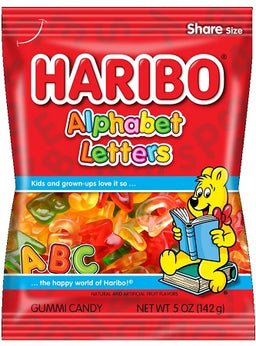 HARIBO 5OZ ALPHABET LETTERS Candy Convenience and Grocery Wholesale Distributor in Montreal Quebec