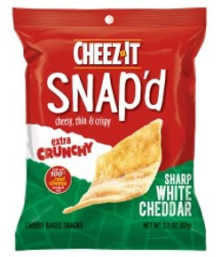 CHEEZ IT SNAP'D SHARP WHITE CHED. Convenience and Grocery Snacks Wholesale Distributor in Montreal Quebec