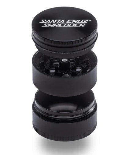 SANTA CRUZ 3PC GRINDER LG -BLACK Smoker Accessories Wholesale Distributor in Montreal Quebec