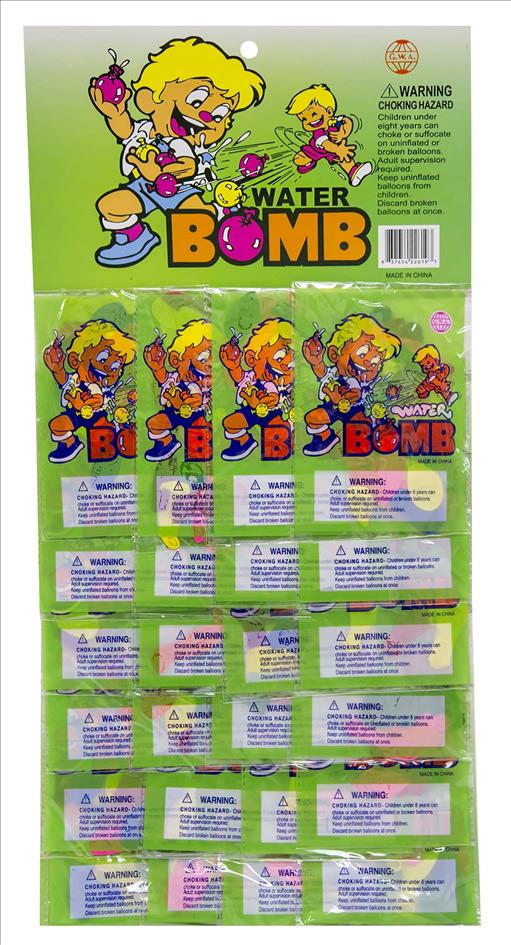 BALLOON WATER BOMB  -24CT Wholesale Distributor in Montreal Quebec