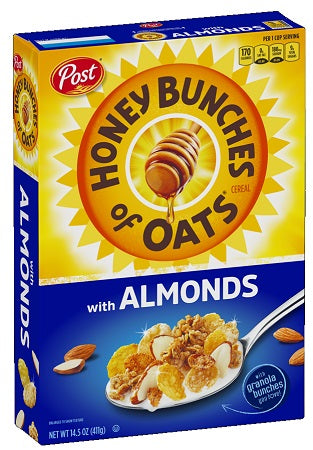 HONEY BUNCHES OF OATS ALMOND Grocery Breakfast Cereal from Wholesale Distributor in Montreal Quebec