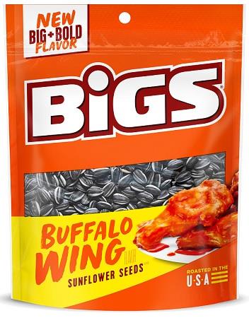 BIGS SEEDS RED HOT BUFFALO WING Convenience and Grocery Snacks Wholesale Distributor in Montreal Quebec