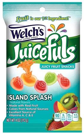 WELCHS (4OZ) JUICEFULS ISLAND SPLASH Convenience and Grocery Snacks Wholesale Distributor in Montreal Quebec