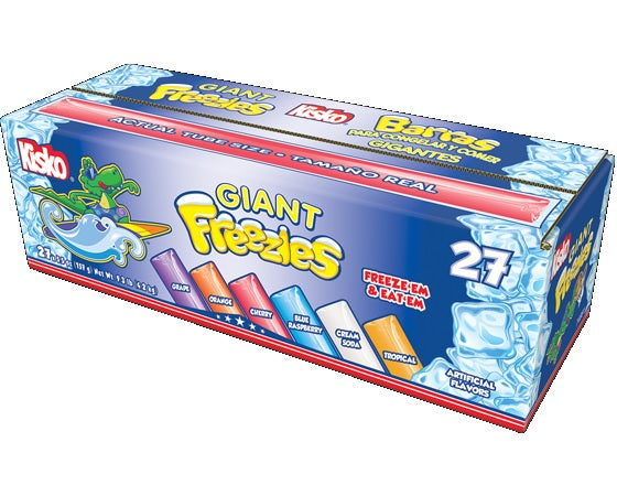 KISKO GIANT FREEZIES  (27CT) Convenience Store Wholesale Distributor  in Montreal Quebec