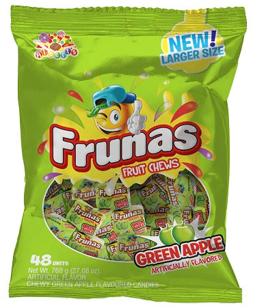 FRUNAS GREEN APPLE BAG Candy Convenience and Grocery Wholesale Distributor in Montreal Quebec