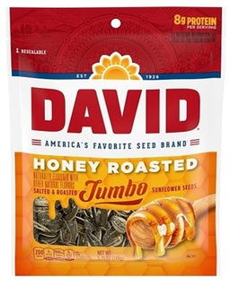 DAVID JUMBO HONEY ROASTED Convenience and Grocery Snacks Wholesale Distributor in Montreal Quebec