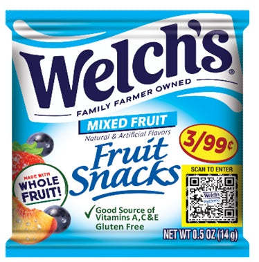 WELCHS 3/.99 MIXED FRUIT Convenience and Grocery Snacks Wholesale Distributor in Montreal Quebec