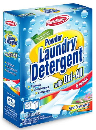 POWERHOUSE PWD DET 16OZ FRESH LINEN Cleaning Supplies Wholesale Distributor in Montreal Quebec