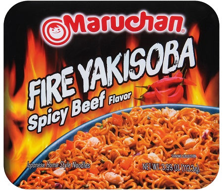 MARUCHAN YAKI. FIRE SPICY BEEF Ramen Noodles Wholesale Distributor in Montreal Quebec