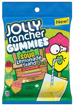 JOL.RANCH.PEG GUMMIES SOUR LEMONADE Candy Convenience and Grocery Wholesale Distributor in Montreal Quebec