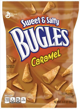 BUGLES 3.5OZ CARAMEL Convenience and Grocery Snacks Wholesale Distributor in Montreal Quebec