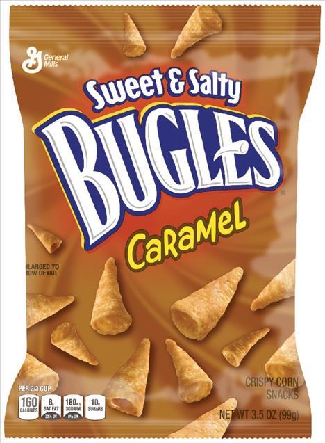BUGLES 3.5OZ CARAMEL Convenience and Grocery Snacks Wholesale Distributor in Montreal Quebec