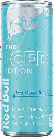 Red Bull Iced Vanilla Berry 8.4 oz can, case of 24 units