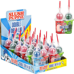 Slush Puppie Double Dip-N-Lik novelty candy, 2.3 oz unit