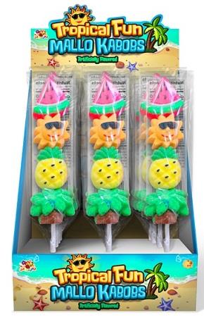 TROPICAL FUN MALLO KABOBS Novelty Candy Convenience and Grocery Wholesale Distributor in Montreal Quebec