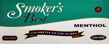 SMOKER'S BEST 100'S (MENTHOL TUBE) Smoker Accessories Wholesale Distributor in Montreal Quebec