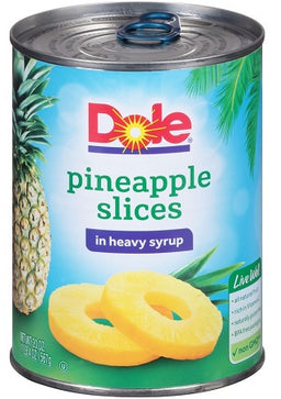DOLE PINEAPPLE SLICES (SYRUP) Canned Grocery Products from Wholesale Distributor in Montreal Quebec