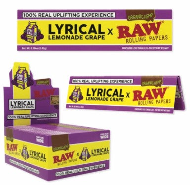 RAW LYRICAL LEM GRAPE PAPERS KING SIZE Convenience and Grocery Store Supplies Wholesale Distributor in Montreal Quebec