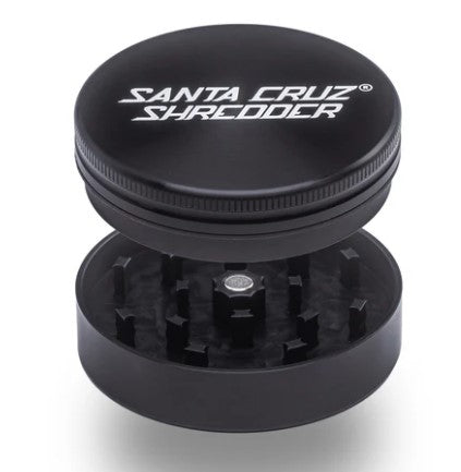 SANTA CRUZ 2PC GRINDER LG -BLACK Smoker Accessories Wholesale Distributor in Montreal Quebec