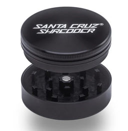 SANTA CRUZ 2PC GRINDER LG -BLACK Smoker Accessories Wholesale Distributor in Montreal Quebec