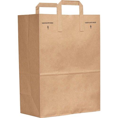 PAPER BAGS 12X7X17 W/HANDLE 1/6 Convenience and Grocery Store Supplies Wholesale Distributor in Montreal Quebec