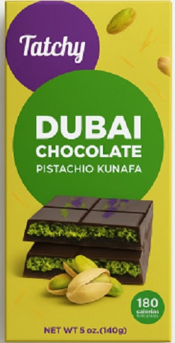 TATCHY DUBAI CHOCOLATE PISTACHIO 5OZ Convenience and Grocery Store Supplies Wholesale Distributor in Montreal Quebec