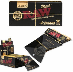 RAW BLACK ARTESANO KING SIZE SLIM Smoker Accessories Wholesale Distributor in Montreal Quebec