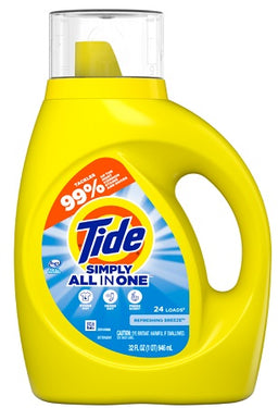 TIDE SIMPLY LIQ. 32OZ REFRESHING BREEZE Fabric Care Convenience and Grocery Wholesale Distributor in Montreal Quebec