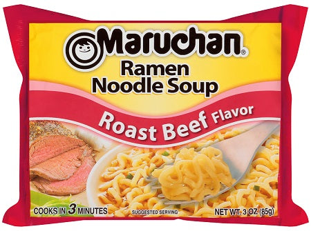 MARUCHAN -PKG ROAST BEEF Ramen Noodles Wholesale Distributor in Montreal Quebec