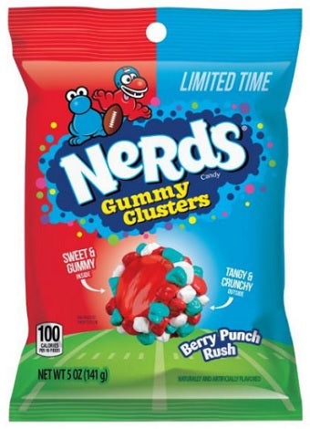 NERDS GUMMY CLUSTERS BERRY PUNCH RUSH PEG -5OZ Candy Convenience and Grocery Wholesale Distributor in Montreal Quebec