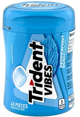 TRIDENT VIBES *BTL PEPPERMINT RUSH Chewing Gum Convenience and Grocery Wholesale Distributor in Montreal Quebec