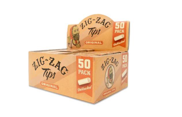 ZIG ZAG UNBLEACHED TIPS ORIGINAL Smoker Accessories Wholesale Distributor in Montreal Quebec