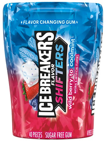 ICE BREAKER.SHIFTERS BTL BERRY COOL Chewing Gum Convenience and Grocery Wholesale Distributor in Montreal Quebec