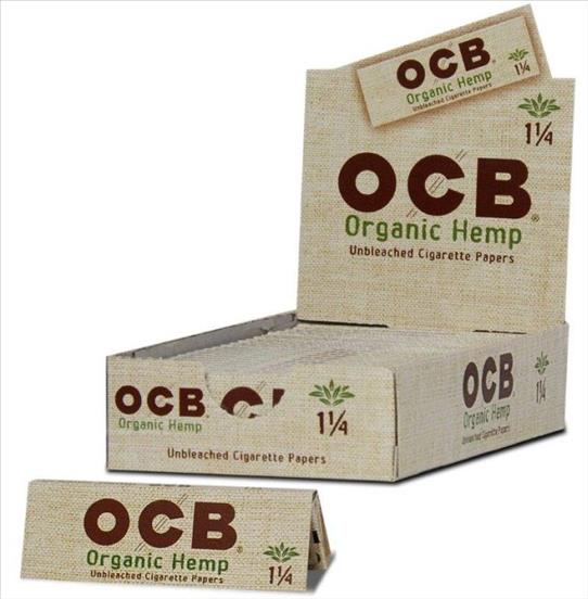 OCB PAPER ORGANIC HEMP 1 1/4 Smoker Accessories Wholesale Distributor in Montreal Quebec