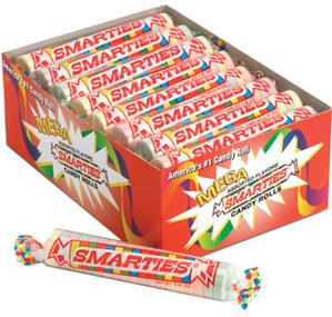 SMARTIES CANDY MEGA ROLL -REG Candy Convenience and Grocery Wholesale Distributor in Montreal Quebec