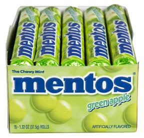 MENTOS GREEN APPLE Candy Convenience and Grocery Wholesale Distributor in Montreal Quebec