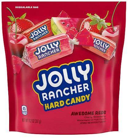 JOL Ranch Awesome Reds 11.2 oz pegged candy bag
