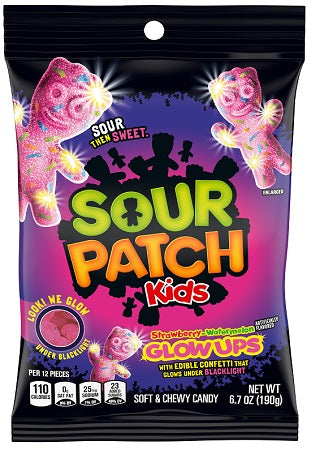 SOUR PATCH KIDS GLOW UPS -6.7OZ Candy Convenience and Grocery Wholesale Distributor in Montreal Quebec